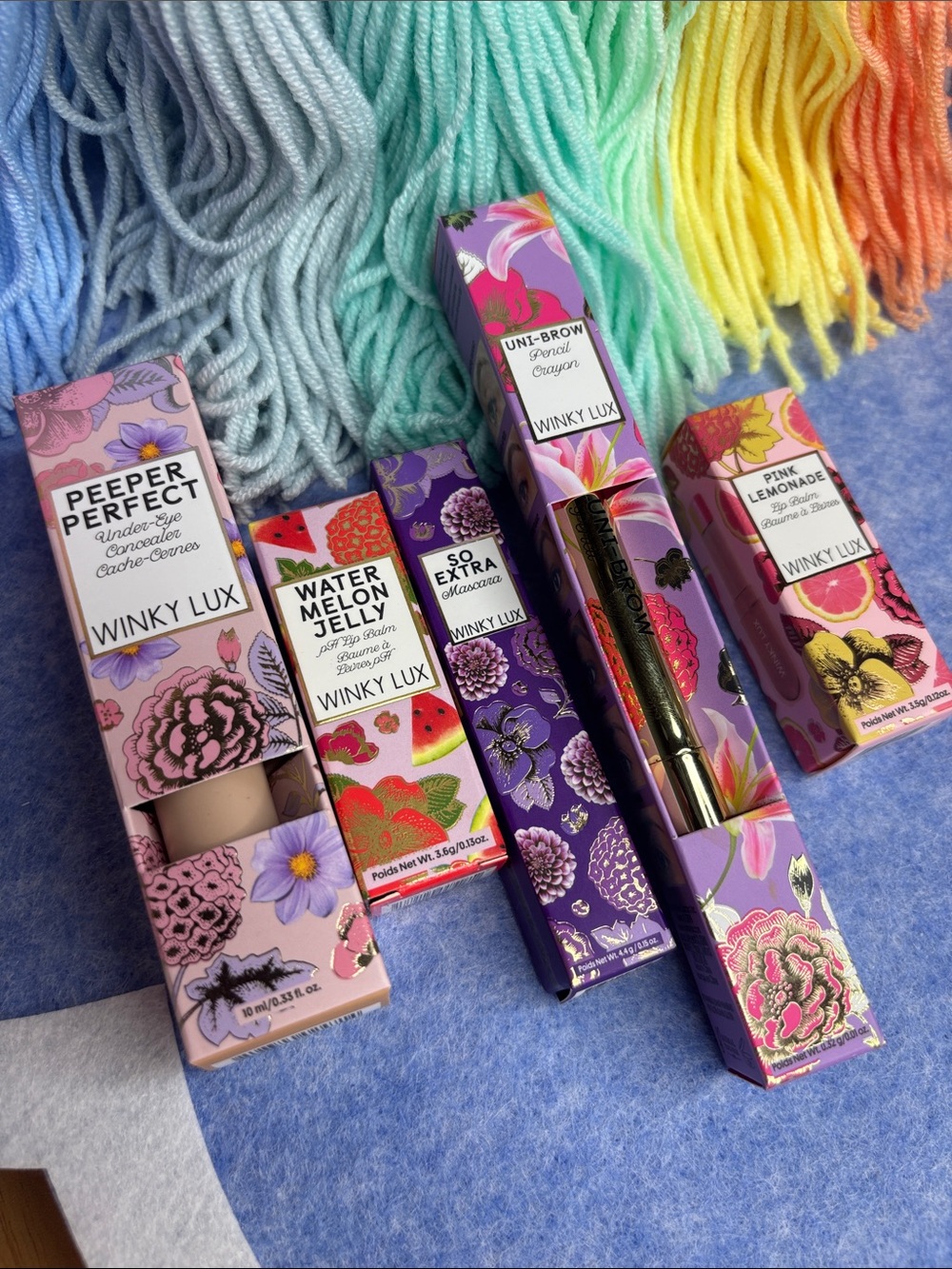 Winky Lux NIB bundle - concealer, lip balm, mascara and more